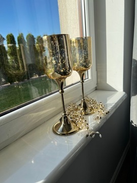 ОРНАМЕНТ-УКРАШЕНИЕ ВЕТКА ЗОЛОТЫЕ БУСИНЫ 40 СМ