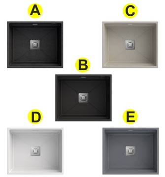 ПОДВЕСНОЙ ГРАНИТНЫЙ СИФОН, КВАДРАТНЫЙ EPIR 60