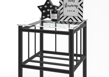 Металлическая тумбочка узор 3