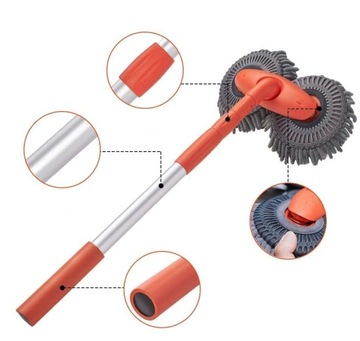 ЩЕТКА ДЛЯ МОЙКИ АВТОМОБИЛЯ АВТОМОБИЛЬНАЯ ШВАБРА НАВОДКИ ДЛЯ ШВАБРЫ ИЗ МИКРОФИБРЫ