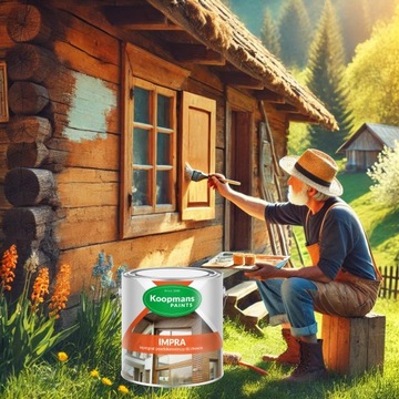 Koopmans Impra 2,5L GRAFIT 229 Impregnat z olejem do Drewna Taras Elewacja