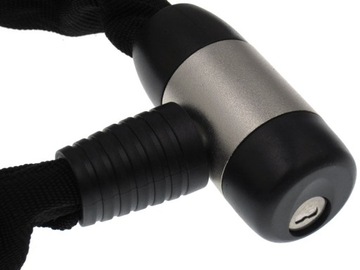 Zabezpieczenie rowerowe do rowera motoru BARDZO MOCNE gruby łańcuch PATENT