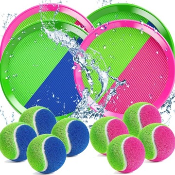 ZESTAW DO RZUCANIA I ŁAPANIA PIŁEK RZUCANIA I GRY W PIŁKĘ KOMBINEZONY 4PCS