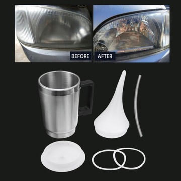 Автомобильная фара из нержавейки + ремонт пластика