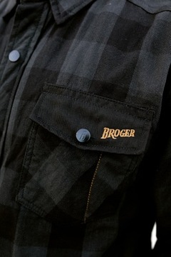 РУБАШКА BROGER МОТОЦИКЛ АЛЯСКА ЧЕРНАЯ 3XL