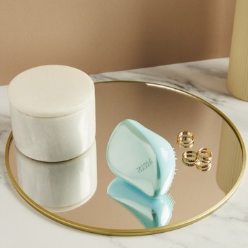TANGLE TEEZER SZCZOTKA DO WŁOSÓW COMPACT STYLER FROSTED TEAL CHROME BLUE