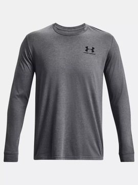 KOSZULKA UNDER ARMOUR LONGSLEEVE DŁUGI RĘKAW PRZEWIEWNA BAWEŁNA 1329585-012