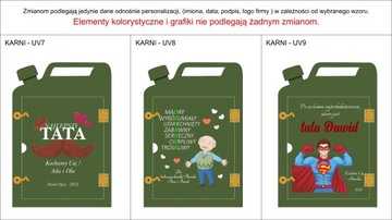 KANISTER BAREK PREZENT DZIEŃ BABCI DZIADKA NADRUK