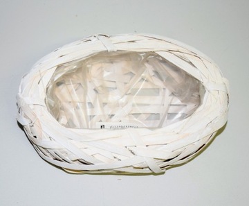 БЕЛЫЙ ДЕРЕВЯННЫЙ ГОРШОК 21x26x8 СМ