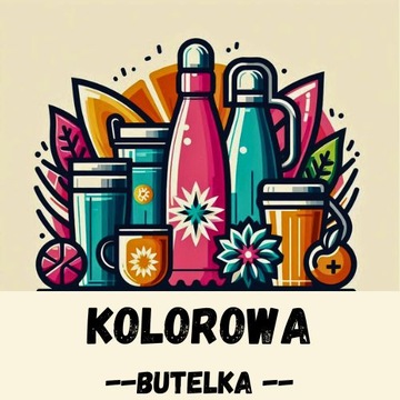 Персонализированная алюминиевая бутылка с принтом, 600 мл.