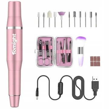 МАШИНКА ДЛЯ НОГТЕЙ ПРОФЕССИОНАЛЬНЫЙ МАНИКЮР ПЕДИКЮР МОЩНЫЕ ФРЕЗЫ АКСЕССУАРЫ