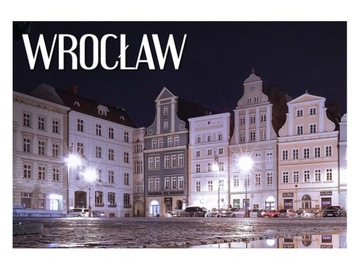 WROCŁAW - Kamienice - Plac - Magnes na lodówkę