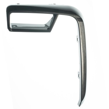 BMW 7 G11 G12 19- LIŠTA NÁRAZNÍKU PŘEDNÍHO VRSTVA ČERNÁ LCI PRAVÁ