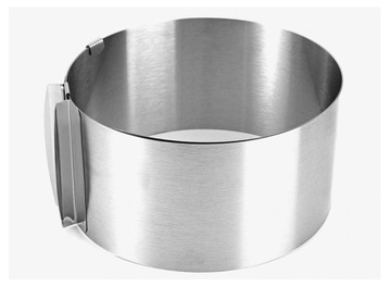 Регулируемый круглый бортик для торта, 12 см.