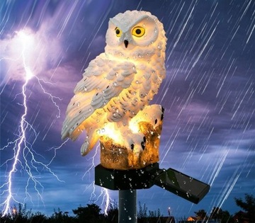 СОЛНЕЧНАЯ СВЕТОДИОДНАЯ ЛАМПА СОВЫ, УПРАВЛЯЕМАЯ В ОТКРЫТОМ САДЕ, ЛАМПА COL