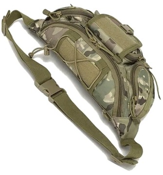 NERKA SASZETKA MĘSKA WOJSKOWA BIODRÓWKA Z PASKIEM TAKTYCZNA SURVIVAL XL