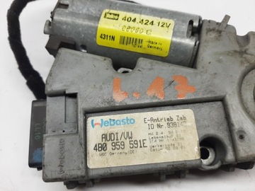 AUDI A3 8L 1996- MODUL MOTOREK STŘEŠNÍHO OKNA 4B0959591E
