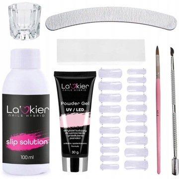 Zestaw akrylożel duży XXL POLY GEL La'kier 30g