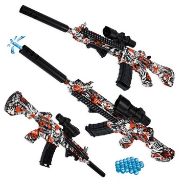 KARABIN PISTOLET AUTOMAT NA KULKI ŻELOWE ZESTAW