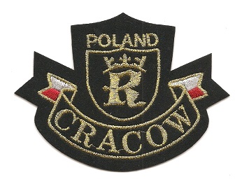 CRACOW Kraków Naszywka termo aplikacja pamiątka PL