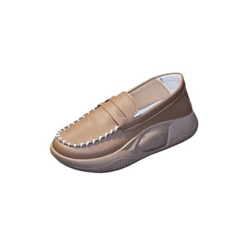 Buty damskie Wygodna platforma Slip on Fashion