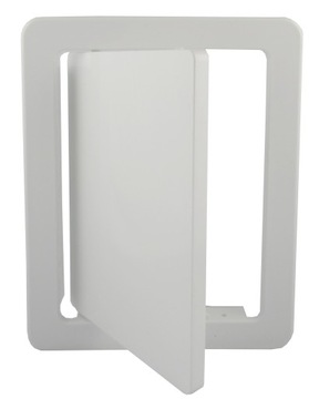 DRZWICZKI REWIZYJNE METALOWE BIAŁE 20 X 40 ZATRZASK MASKOWNICA 200x400