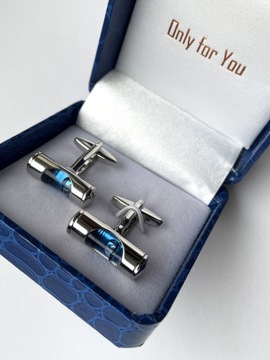 Запонки для рубашек EXC Spirit Level Синий Spirit Level в футляре