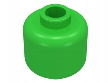Lego 3626b głowa j. zielony Bright Green 1 szt U