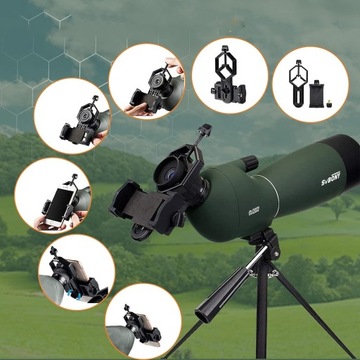 Наблюдательный телескоп Svbony SV28 20-60x80, монокулярный телескоп с призмой BAK4