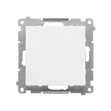 Simon 55 Лестничный выключатель без пиктограммы Белый матовый TW6.01/X/111