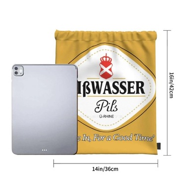 Pisswasser, ты готов хорошо провести время, школьная сумка