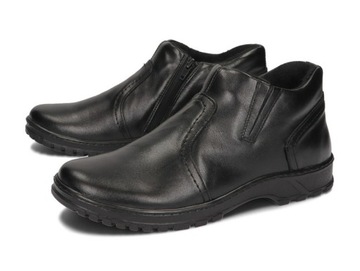 ПОЛЬСКИЕ МУЖСКИЕ ЗИМНИЕ БОТИНКИ 355 ЧЕРНЫЕ 42