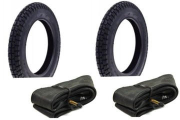 2 x Opona 2 x Dętka Motorynka kmp Delux M1 M2 M3