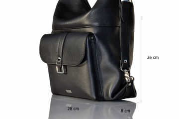 КОЖАНЫЙ РЮКЗАК ЖЕНСКАЯ СУМКА ШОППЕР 2В1 А4