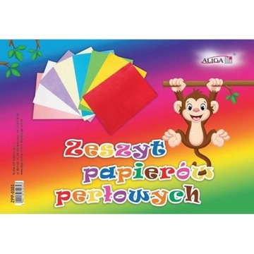 PAPIER KOLOROWY B5 8 KOLORÓW PERŁOWY ALIGA