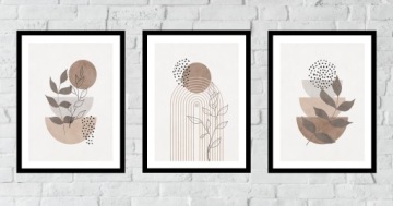 50x40 Набор фотографий в рамах ABSTRACT GEO BOHO SHAPES