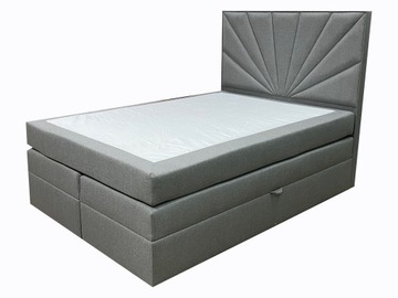 Łóżko kontynentalne panelowe 180x200 boxspring