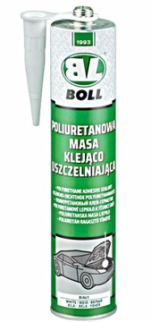 Biała MASA USZCZELNIAJĄCA KLEJĄCA poliuretanowa BOLL 310 ml 308