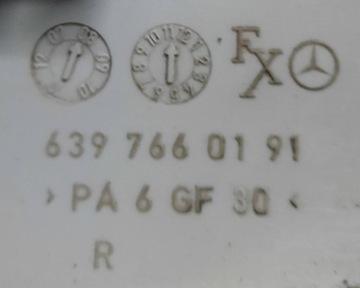 KRYT ZÁSLEPKA KLIKY DVEŘE ZADNÍ PRAVÁ 6397660191 MERCEDES VITO W639