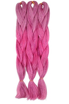 WŁOSY SYNTETYCZNE KOLOR WARKOCZYKI BROKAT MB.M04JR