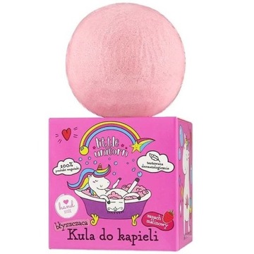 Little Unicorn błyszcząca kula do kąpieli 165 g