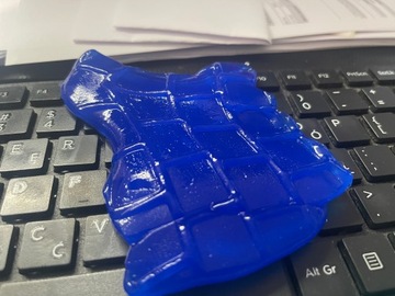 Эластиновый волшебный пластилин для слизи-пыли.