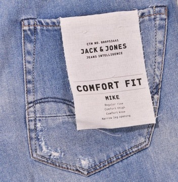 JACK&JONES spodnie Blue jeans MIKE VINTAGE W32 L32