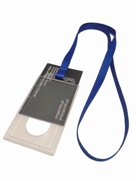 Темляк + ДЕРЖАТЕЛЬ ПИОН для бейджа 10 мм без печати 24ч / 10 шт.