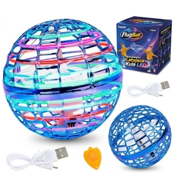 Літаюча Куля Бумеранг LED FlugBall UFO USB Світна З Пультом На Подарунок