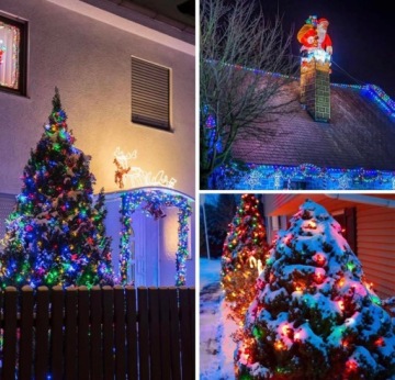 РОЖДЕСТВЕНСКОЕ ДЕРЕВО ОГНИ СОЛНЕЧНЫЕ 200 ПРИВЕЛО ОТКРЫТЫЙ МНОГОЦВЕТНЫЙ