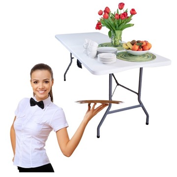 Стол садовый, раздвижной, складной, для общественного питания, туристический, банкетный, 180 см