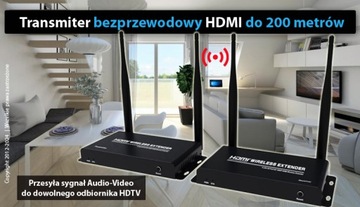 Беспроводной HDMI-передатчик SPH-W200D + ИК 200 м