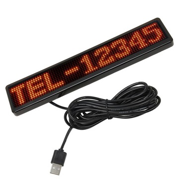 Светодиодная матричная панель 12х72 точек Управление