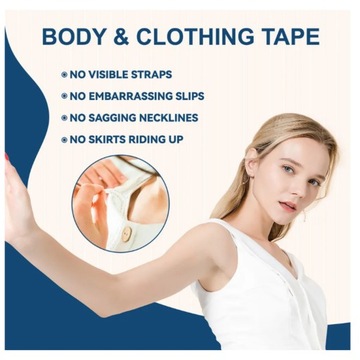 ЛЕНТА СПЕЦИАЛЬНАЯ ПРОЗРАЧНАЯ ДЛЯ ОДЕЖДЫ, КОЖИ, ДВУХСТОРОННИХ ЗАШИВОК 80 шт.